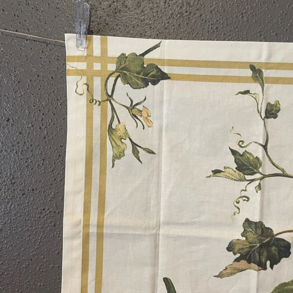 Williams Sonoma Botanical Pumpkin Dinner Napkin